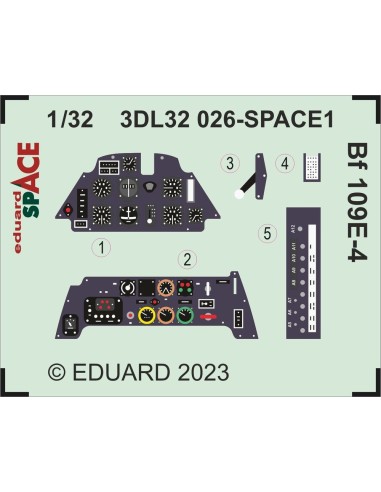 Bf 109E-4 SPACE 1/32 