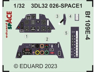 Bf 109E-4 SPACE 1/32 