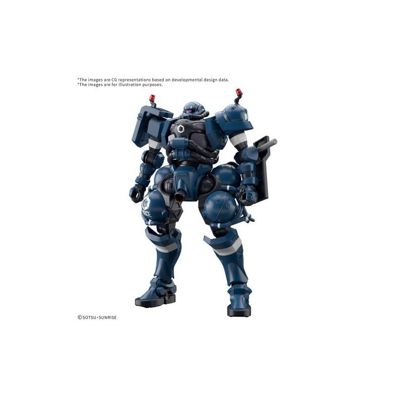 GUNDAM - HG 1/144 Police Zaku - Model Kit GQuuuuuuX Series