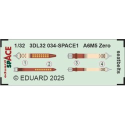 A6M5 Zero seatbelts SPACE  TAMIYA 