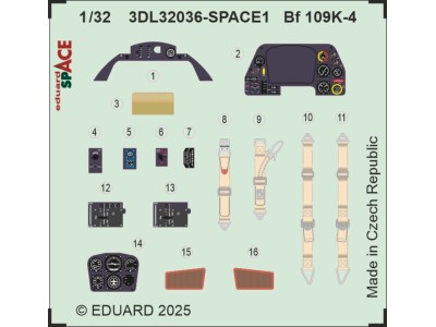 Bf 109K-4 SPACE 1/32 for Kotare 