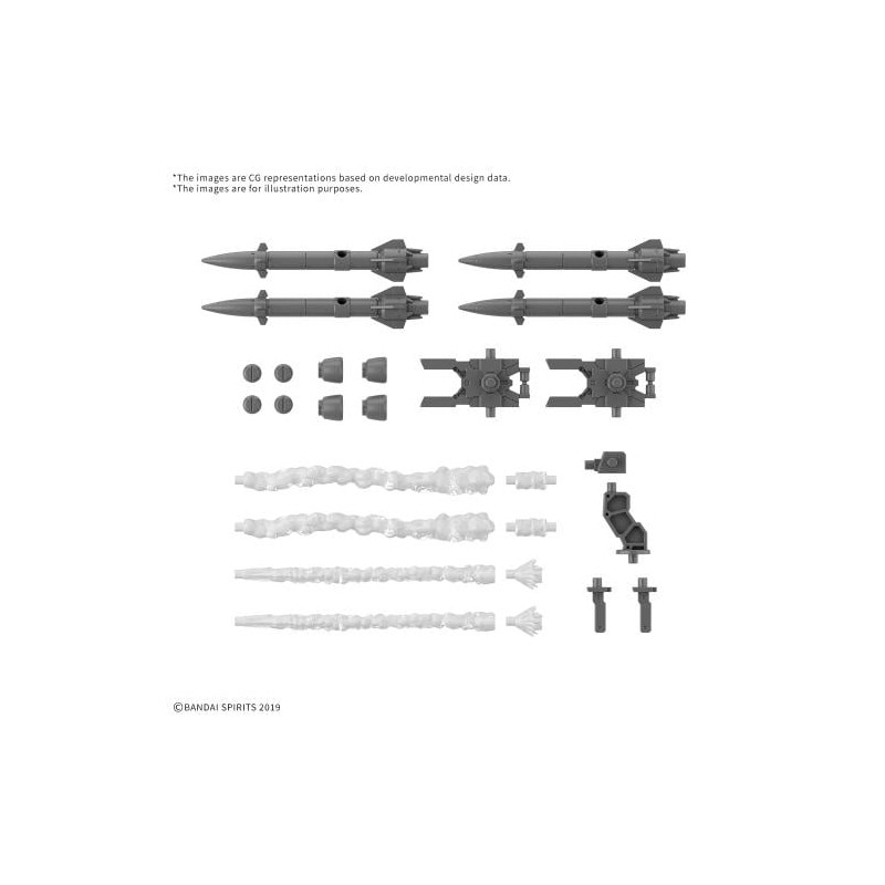 30MM - 1/144 Option Parts set 21 (Multi missile 1) - Model Kit