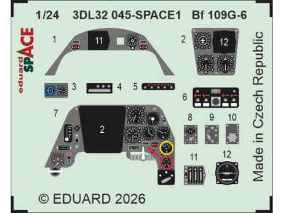 Bf 109G-6 SPACE for Airfix 