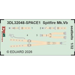 Spitfire Mk.Vb seatbelts SPACE for Kotare 