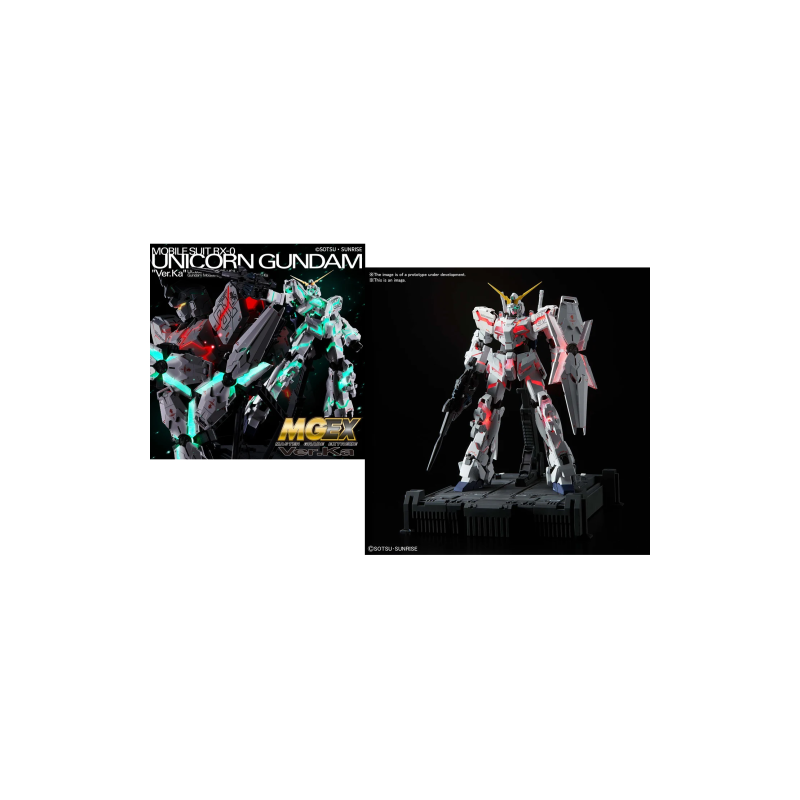 GUNDAM - MGEX 1/100 Unicorn Gundam Ver.Ka BX-0 - Model Kit