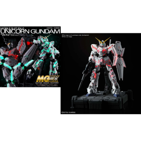 GUNDAM - MGEX 1/100 Unicorn Gundam Ver.Ka BX-0 - Model Kit