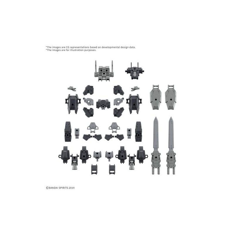 30MM - 1/144 Option Parts Set 20 (Full armor unit 1) - Model Kit