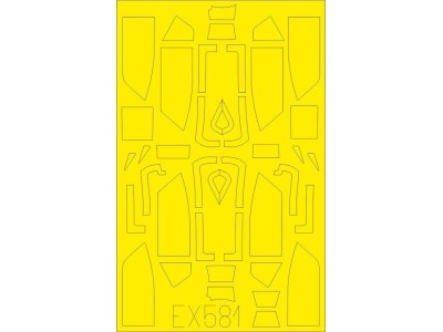 Bf 109G Erla canopy TFace for Eduard 