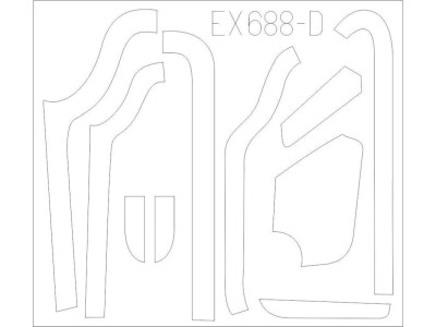 B-17G antiglare panels (VE production) for HKM 