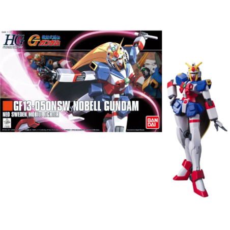 GUNDAM - 1/144 HGUC Nobell Gundam - Model Kit 13cm