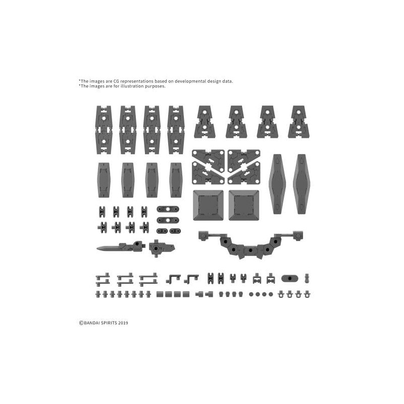 30MM - 1/144 Option parts set 19 (Multi Shield) - Model Kit