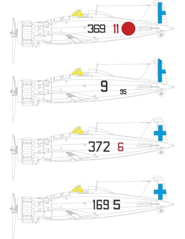 MC.200 Saetta tactical marking for Italeri 