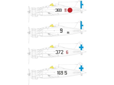 MC.200 Saetta tactical marking for Italeri 