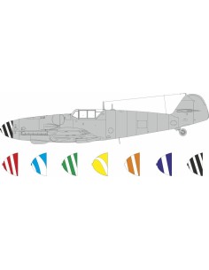 Bf 109G-5/6 spinner spirals for Airfix 