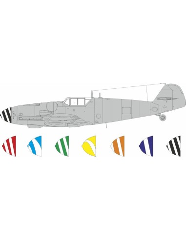 Bf 109G-5/6 spinner spirals for Airfix 