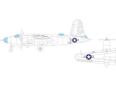 B-26G Marauder US national insignia  ICM 