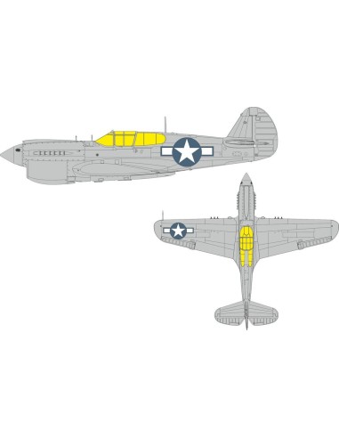 P-40N US national insignia  EDUARD 