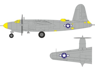 B-26F Marauder US national insignia  ICM 