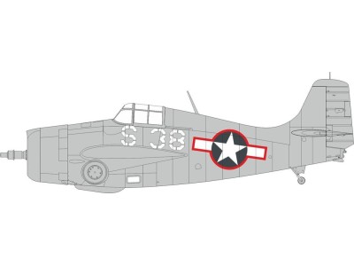 FM-1 US national insignia w/ red outline TAMIYA 
