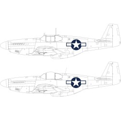 P-51B/C US national insignia  EDUARD 