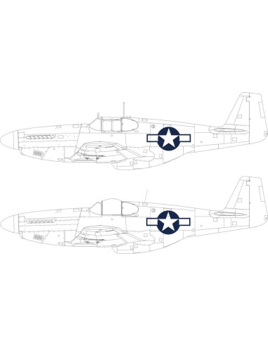 P-51B/C US national insignia  EDUARD 