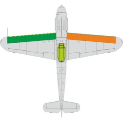 Bf 109G wings leading edge wavy lines 