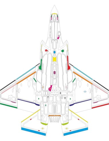 F-35C RAM panels  TAMIYA 