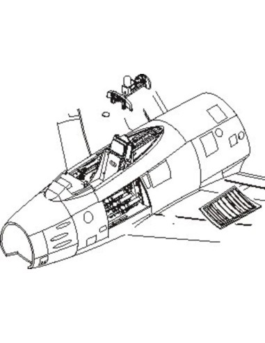 F-86F sabre Interior Set 
