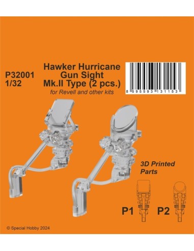 Hawker Hurricane Gun Sight Mk.II Type (2 pcs.) 