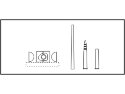 IS-1 / IS-85 85 mm D5-t gun mit Patronen 