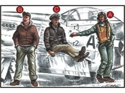 US Army Piloten und Mechaniker 