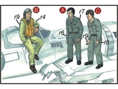 US Navy Mechaniker und Pilot 