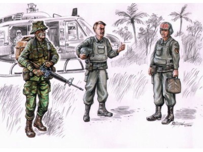 LRRP US Hubschrauber Besatzung Vietnam 