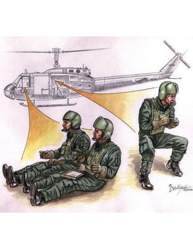 US Hubschrauber Besatzung Vietnam 