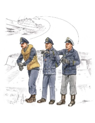 Bridge crew for Schnellboat S-100 