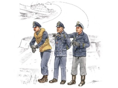 Bridge crew for Schnellboat S-100 
