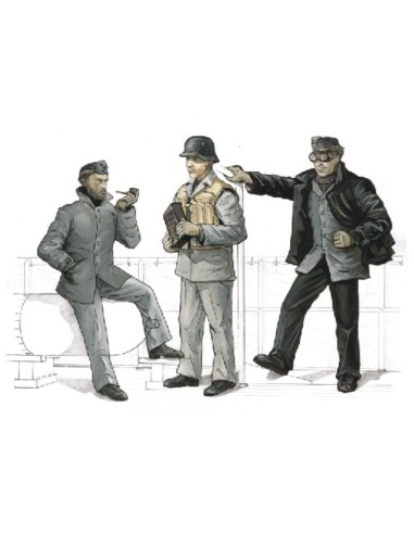 S-100  Crew for AA gun 3,7cm für Schnellboot S-100 