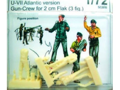 Gun-Crew für 2cm Flak U-VII Atlantic - Version 