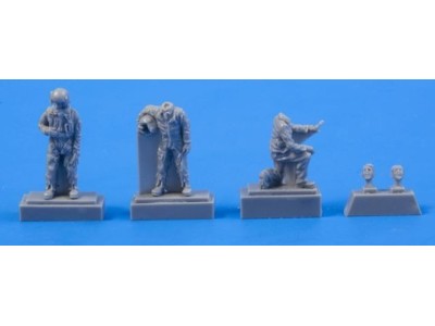 Two Fouga Magister Pilots and a.Mechanic for Special Hobby kit (3 fig) 