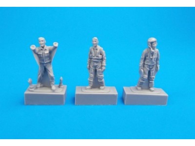 Two French Pilots and a  Mechanic 