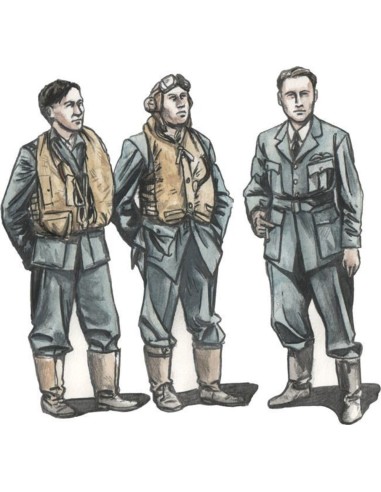 Barracuda Crew Members-Standing (3 fig.) 