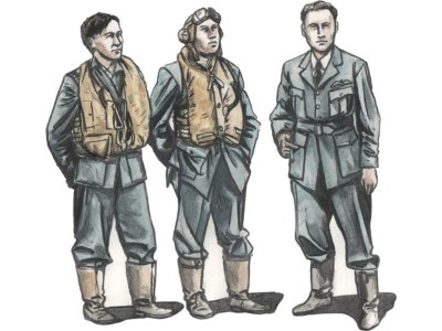 Barracuda Crew Members-Standing (3 fig.) 