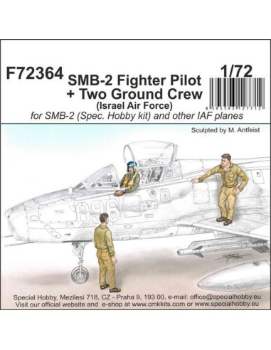 SMB-2 Fighter Pilot + Two Ground Crew (Israel Air Force) 