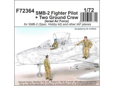 SMB-2 Fighter Pilot + Two Ground Crew (Israel Air Force) 