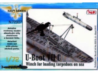 U-Boot VII Winch for loading torpedoes on sea 