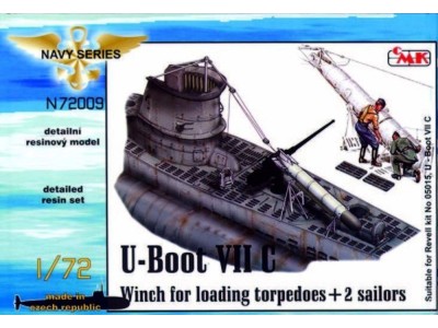 U-Boot Typ VII C Torpedowinsch für Revell-Bausatz 