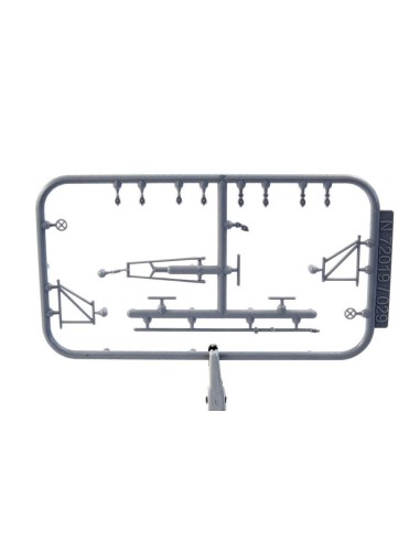 U-Boot IX Bow Torpedo w/Loading Winch and Cart,for Revell kit 