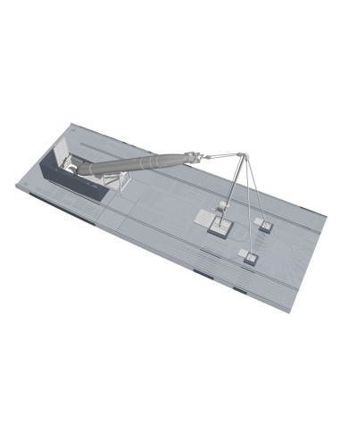 U-Boot IX Bow Torpedo w/Loading Winch and Cart,for Revell kit 