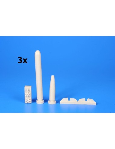 WWII German Torpedo Type G7a (3 pcs) 