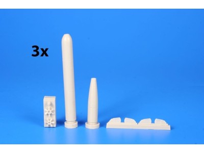 WWII German Torpedo Type G7a (3 pcs) 